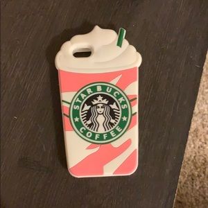 a starbucks ipod and iphone 5 phone case
